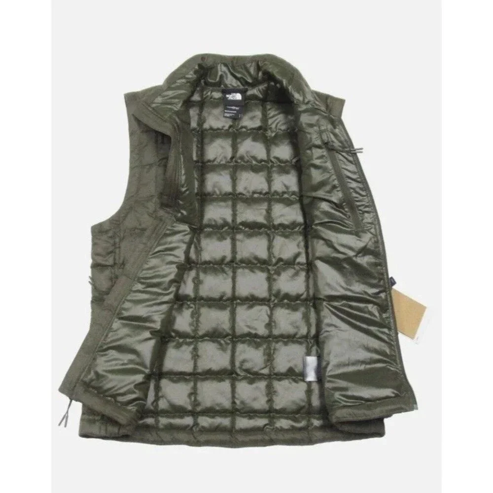 The North Face Men Big Tall New Taupe Green‎ Thermoball Quilted Eco Vest 3XL NWT